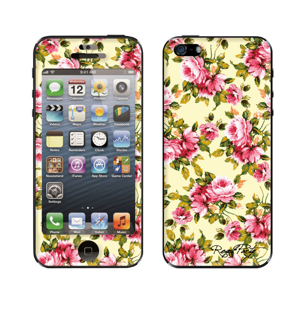 ROYAL PARTY(ロイヤルパーティー)×Gizmobies(ギズモビーズ)【BrightFlower WHITE】(iPhone5/5s)
