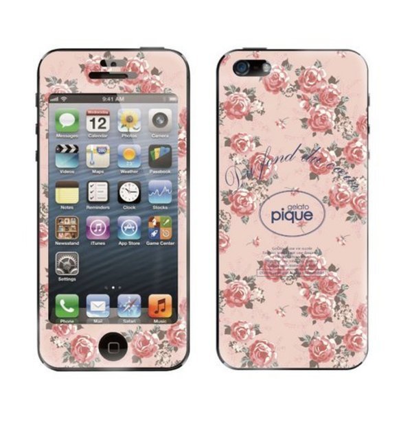gelato pique（ジェラートピケ） × Gizmobies（ギズモビーズ） 【Little Rose】 (iPhone5/5s)