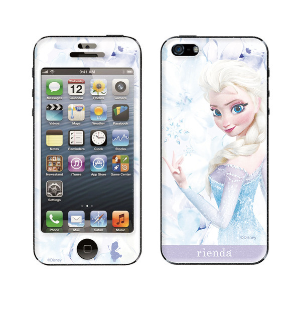 《人気アイテムNO.2》 rienda(リエンダ) / Disney(ディズニー) / Gizmobies 【Elsa flower】(iPhone5/5s)