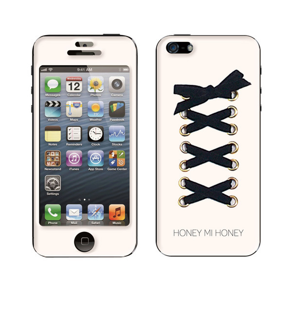 HONEY MI HONEY(ハニーミーハニ―)×Gizmobies（ギズモビーズ）【WHITE LACEUP】(iPhone5/5s)