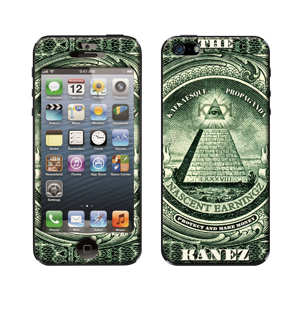 KaneZ（ケインズ）×Gizmobies（ギズモビーズ） 【KaneZ i gear Green dollar】 (iPhone5/5s)