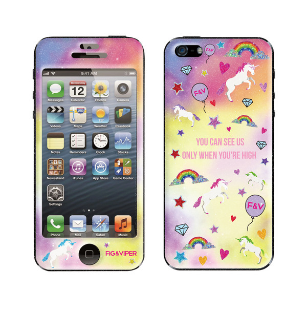 FIG&VIPER（フィグアンドバイパー）×SUN WEI（孫イ）×Gizmobies【Marble Unicorn】 (iPhone5/5s)