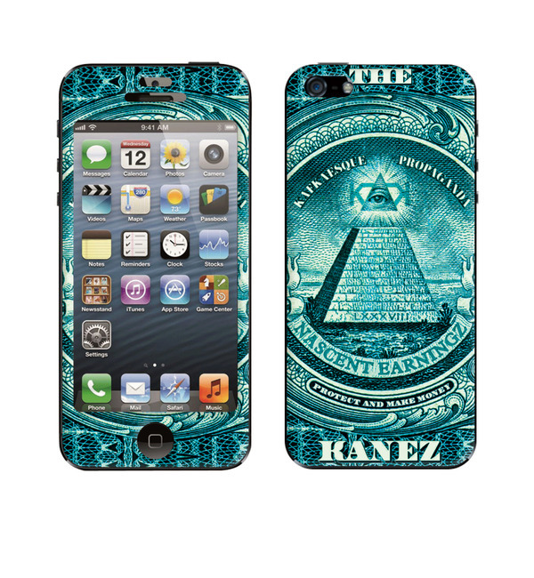 KaneZ(ケインズ)×Gizmobies(ギズモビーズ) 【KaneZ i gear Blue dollar】 (iPhone5/5s)