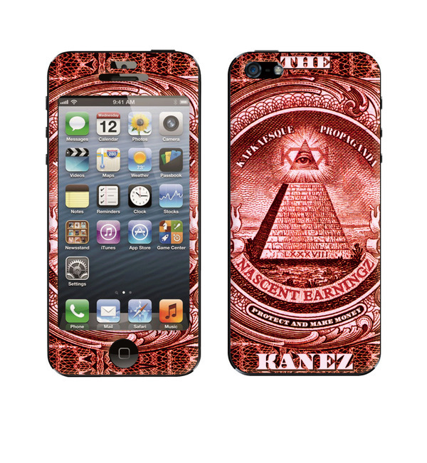 KaneZ（ケインズ）×Gizmobies（ギズモビーズ） 【KaneZ i gear Red dollar】 (iPhone5/5s)