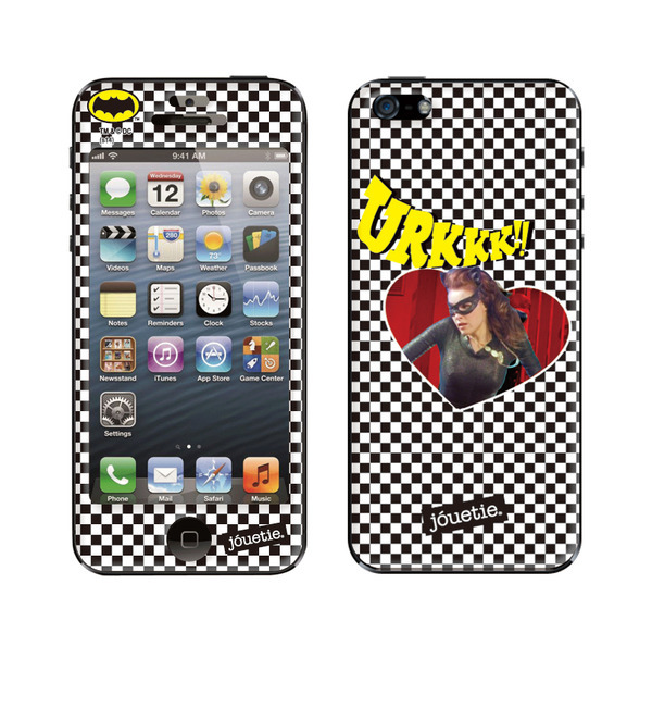 BATMAN（バットマン）×jouetie(ジュエティ)×Gizmobies【CHECK＆HEART】 (iPhone5/5s)