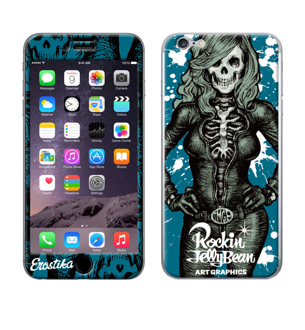 by Rockin'Jelly Bean & EROSTIKA×Gizmobies(ギズモビーズ)【BLACK LEATHER GIRL】(iPhone6)