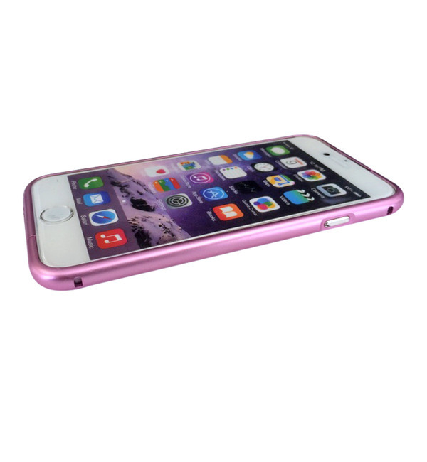 【アルミバンパー DP PINK】(iPhone6専用バンパー)