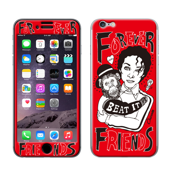 Chocomoo(チョコムー)×Gizmobies（ギズモビーズ） 【FOREVER FRIENDS RED】(iPhone6)