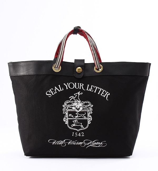 ★店頭人気商品 ＳＥＡＬ ＹＯＵＲ ＬＥＴＴＥＲ トートバッグ （Ｌ）