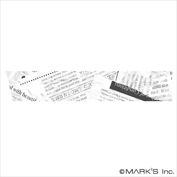 【エディト・トロワ・シス・サンク/EDITO 365】 マスキングテープ マルチ(ニュースペーパー) /「maste」