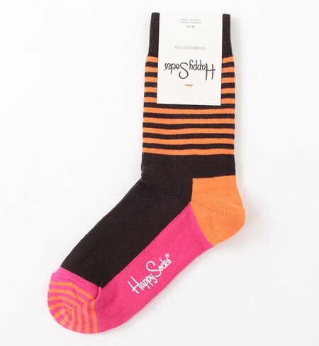 【エディト・トロワ・シス・サンク/EDITO 365】 HAPPY SOCKS STRIPE HALF [3000円(税込)以上で送料無料]