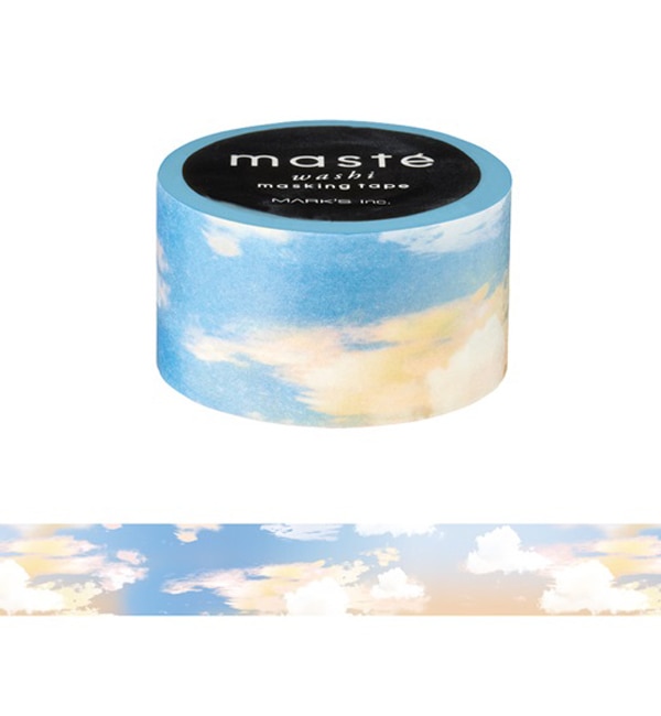 ＜アイルミネ＞【エディト・トロワ・シス・サンク/EDITO 365】 マスキングテープ・マルチ（トラベル／バニラスカイ） / 「maste」