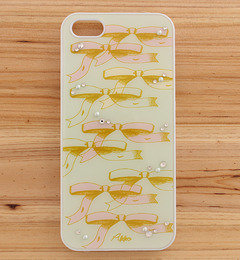 【ボン・フェット/Bonnes Fetes】 iPhone5・5sケース / Akko リボン [3000円(税込)以上で送料無料]