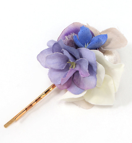 【メランジェ マガザン/Melanger Magasin】 FLOWER*CPヘアピンBLML [3000円(税込)以上で送料無料]
