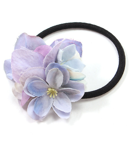 【メランジェ マガザン/Melanger Magasin】 FLOWER*CPヘアポニーBL [3000円(税込)以上で送料無料]