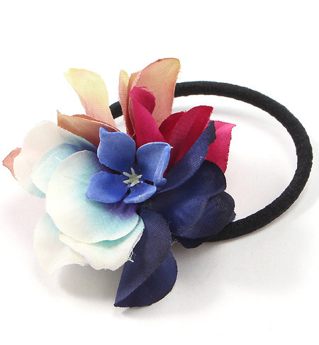 【メランジェ マガザン/Melanger Magasin】 FLOWER*CPヘアポニーML [3000円(税込)以上で送料無料]
