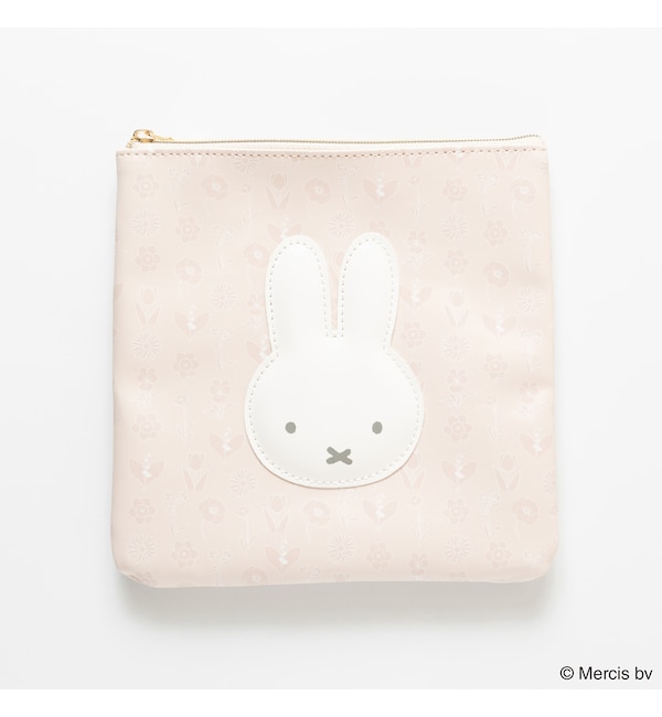 メンズファッションオススメ|【メランジェ　マガザン/Melanger Magasin】 MIFFY FLOWER APPLIQUE フラットポーチ