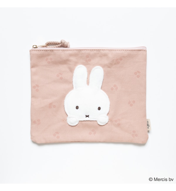 ファッションメンズお薦め|【メランジェ　マガザン/Melanger Magasin】 MIFFY CHERRY APPLIQUE フラットポーチ