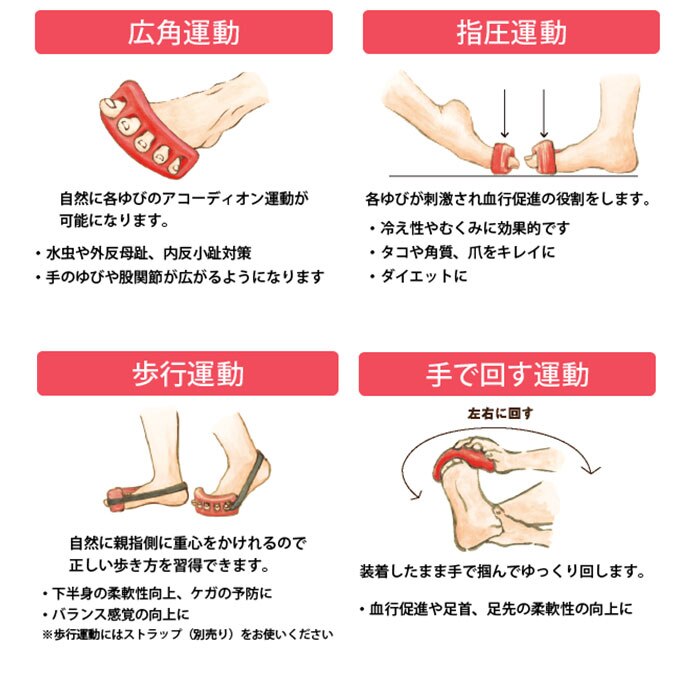 足 の 指 開く グッズ トップ