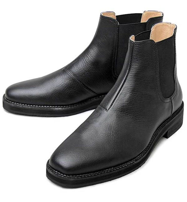 人気メンズファッション|【バックヤードファミリー/BACKYARD FAMILY】 glabella Split Leather Chelsea Boots