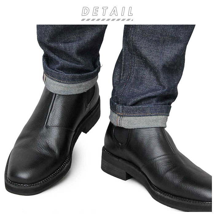 glabella Split Leather Chelsea Boots靴/シューズ