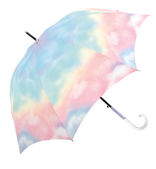 ファッションメンズなら|【バックヤードファミリー/BACKYARD FAMILY】 晴雨兼用傘 長傘 58cm 通販 レインボー グラデーション 雨傘 日傘 傘 カサ かさ 晴雨兼用
