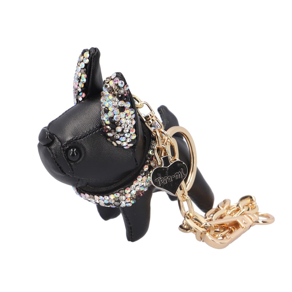 バッグチャーム 犬 通販 Lyre バッグアクセサリー チャーム 合成皮革 合皮 フェイクレザー