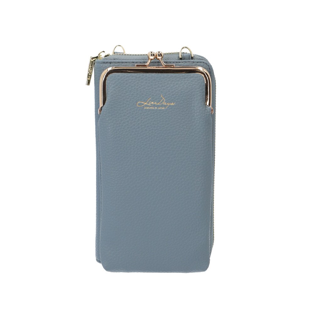 リバティ♡フラワーパワー♡軽量スマート長財布、スマホ入れ