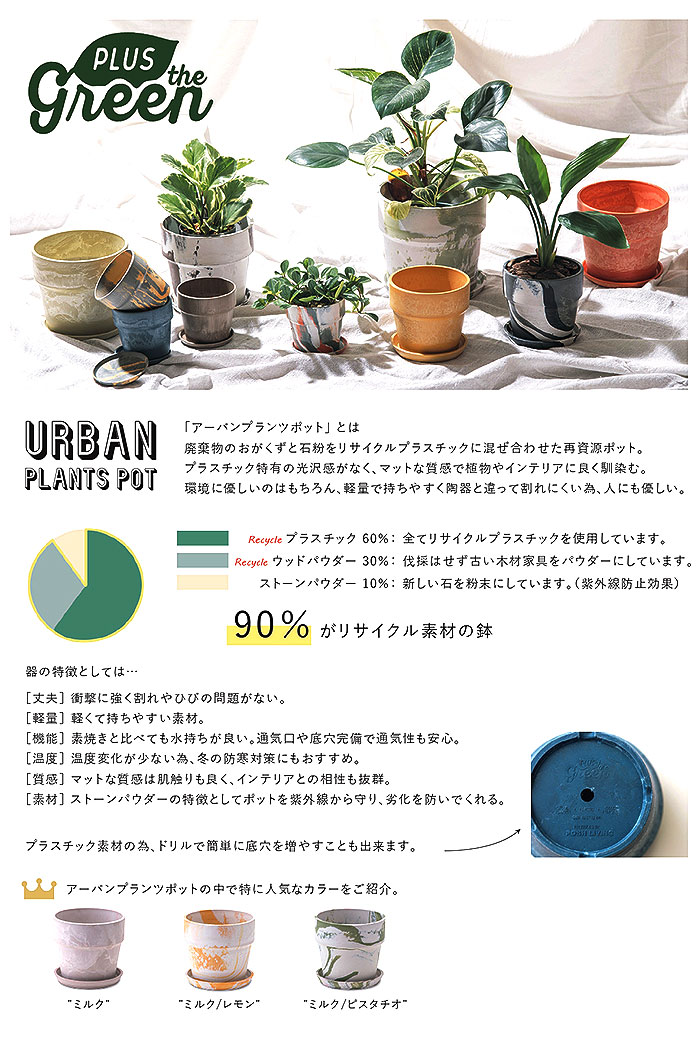 植木鉢 プラスチック おしゃれ 3号 通販 鉢カバー 3号鉢 プランター プランターカバー 植木|BACKYARD  FAMILY(バックヤードファミリー)の通販｜アイルミネ