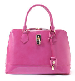 【サマンサタバサ/Samantha Thavasa】 サマンサタバサ パールパウダー入り エナメルレディアゼル 中 [送料無料]