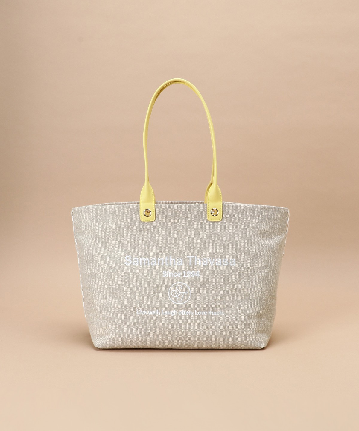 【美品】Samantha Thavasa トートバッグ ステッチ 2way ロゴ