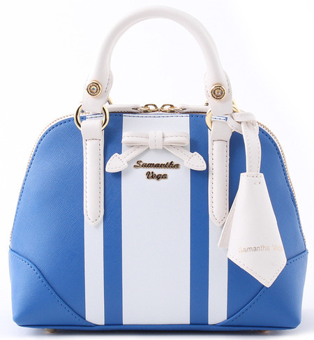 スポーツラインリボンモチーフボストンバッグ 小