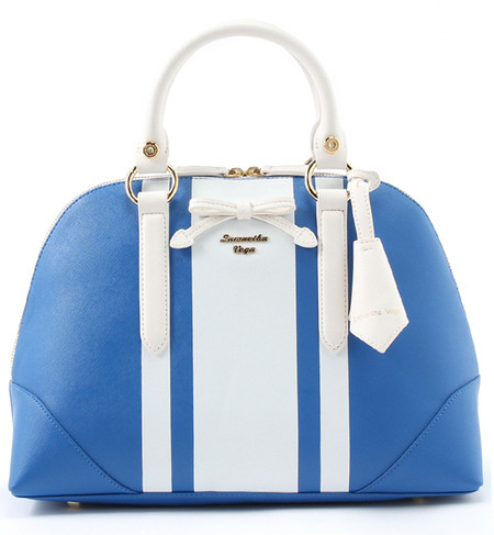 スポーツラインリボンモチーフボストンバッグ 大