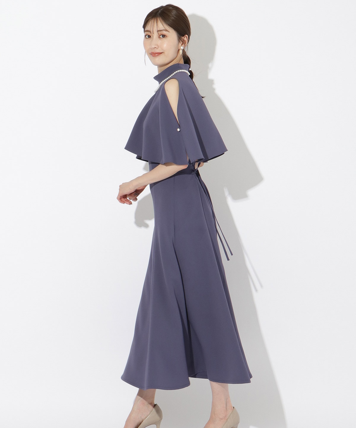 ケープレイヤードドレス|And Couture(アンドクチュール)の通販｜アイルミネ