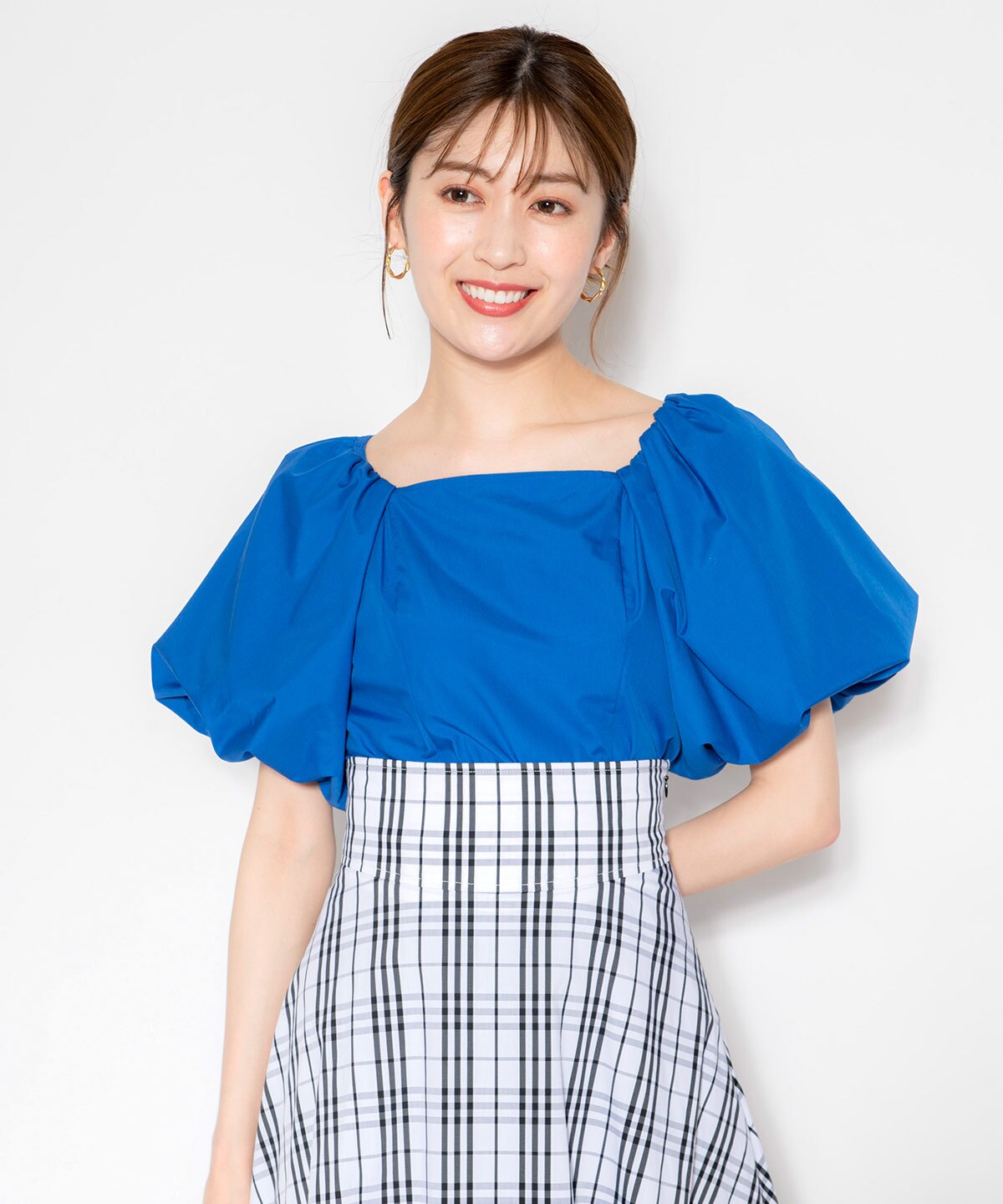 タイプライターオフショルブラウス