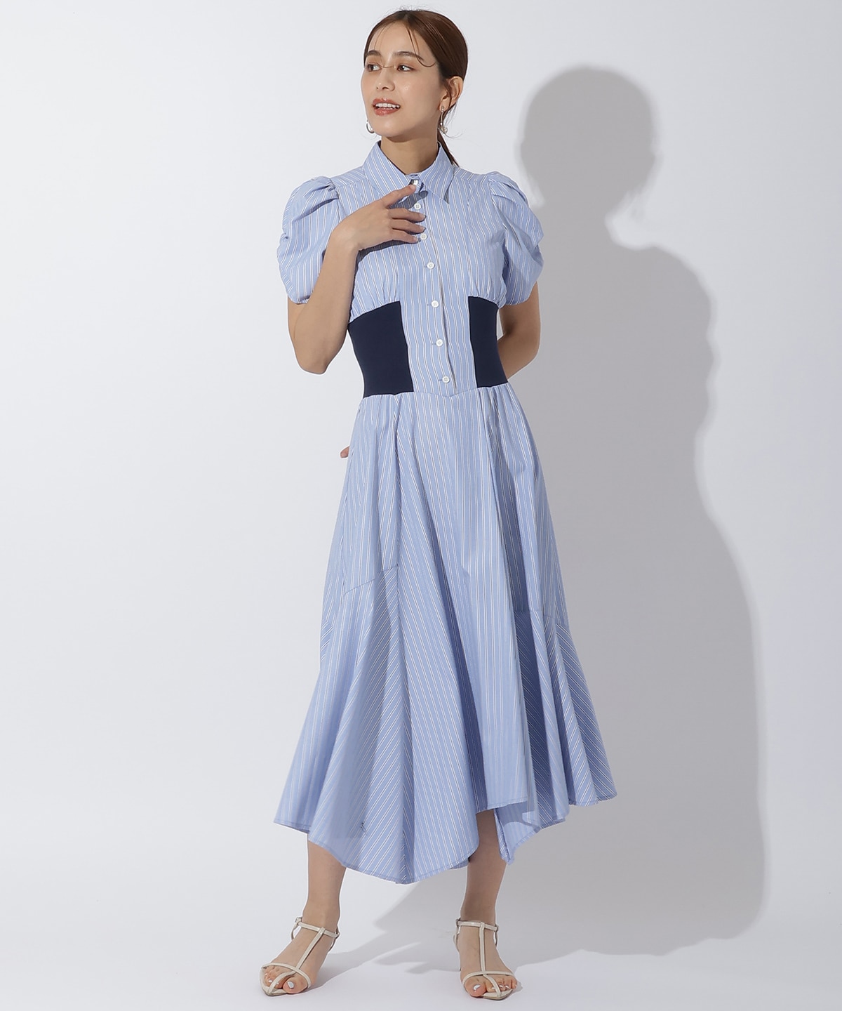 ヴァレンティノ レディース ワンピース トップス Midi dresses Blue