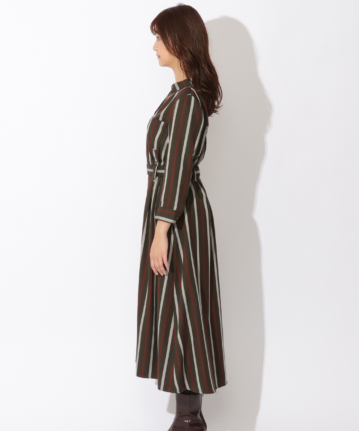 オリジナルレトロストライプワンピース Redyazel レディアゼル の通販 アイルミネ