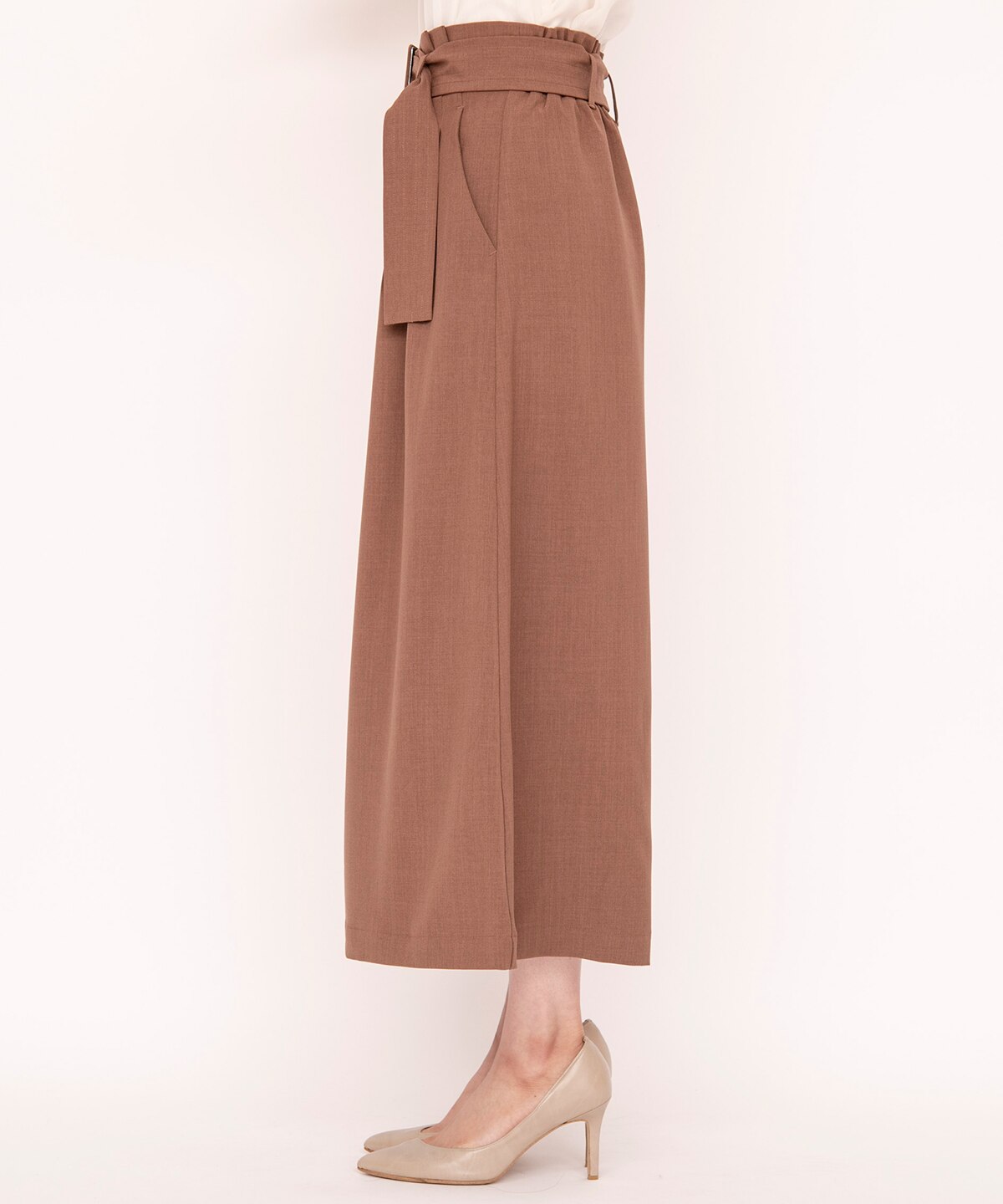 ベルト付ワイドパンツ|WILLSELECTION(ウィルセレクション)の通販 