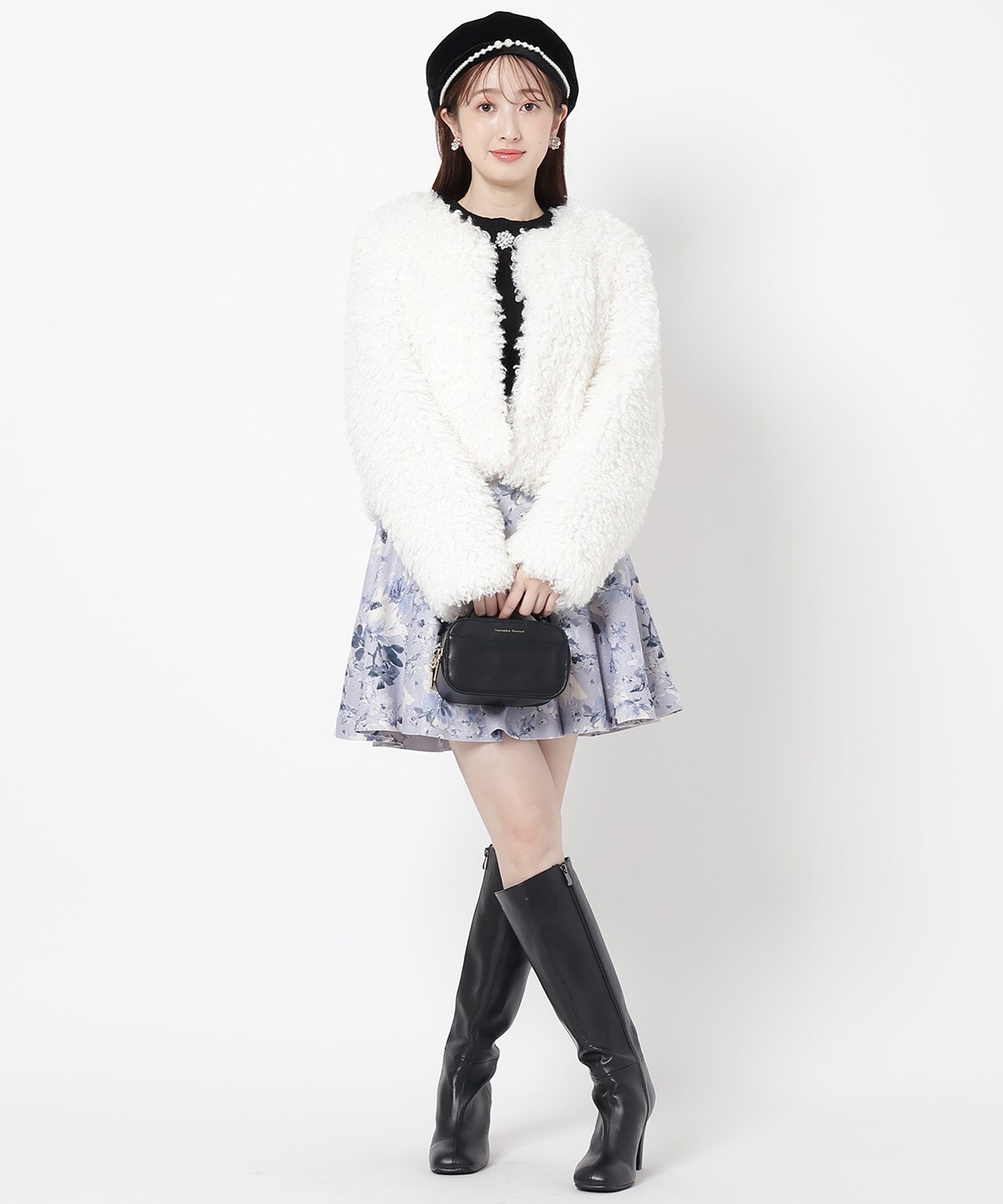 ウィルセレクション WILLSELECTION もこもこファーコート （ベージュ）