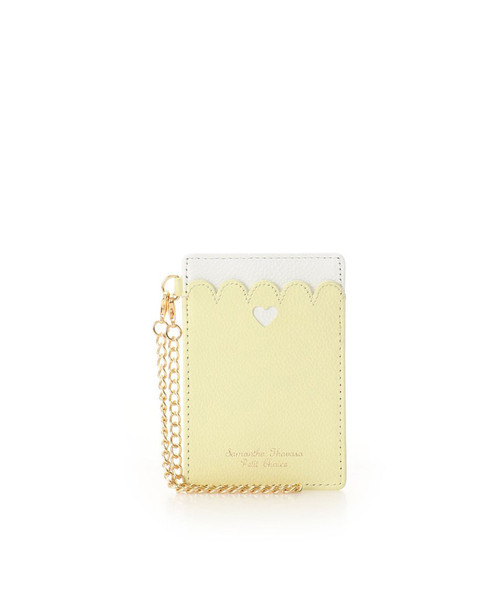 ハートスカラップ パスケース Samantha Thavasa Petit Choice サマンサタバサプチチョイス の通販 アイルミネ