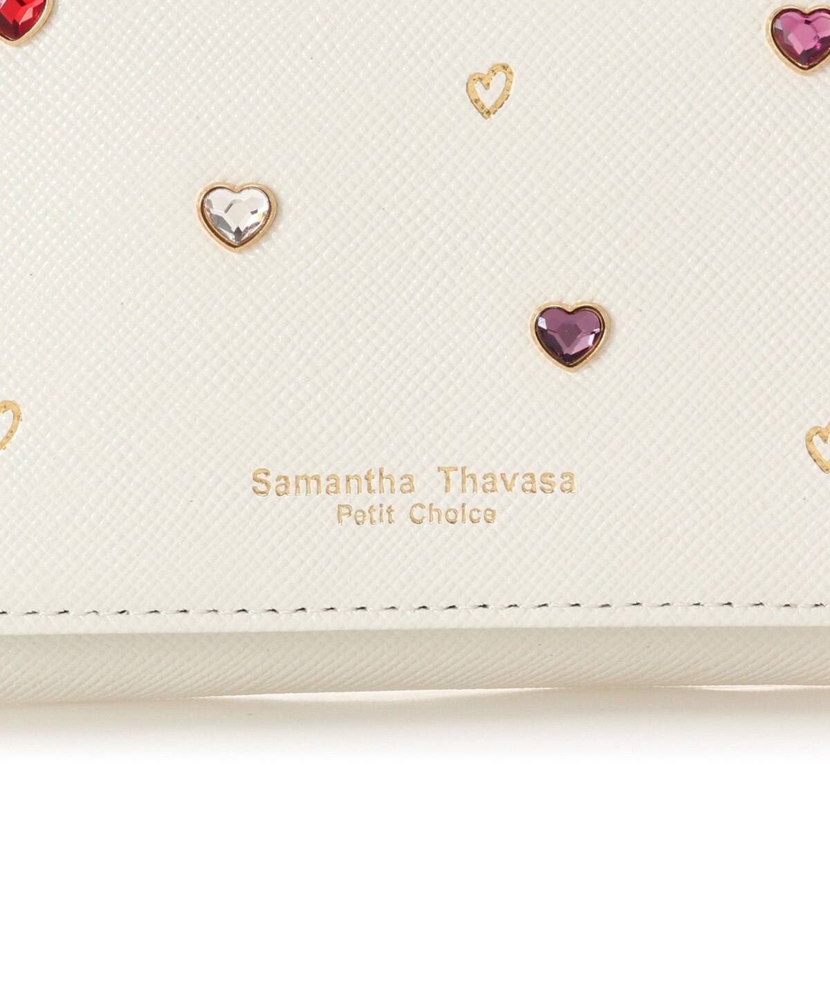 ハートストーン 折財布|Samantha Thavasa Petit Choice(サマンサタバサ
