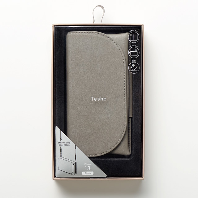 【iPhone13 ケース】Teshe basic flip case for iPhone13