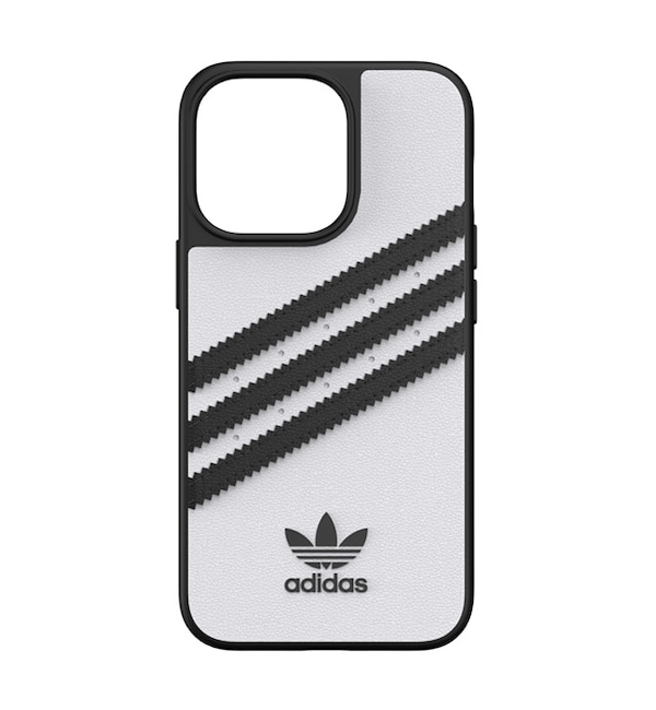 ＜アイルミネ＞【ユニケース/UNiCASE】 【iPhone13/13 Pro ケース】 adidas Originals Moulded Case PU (White/Black)
