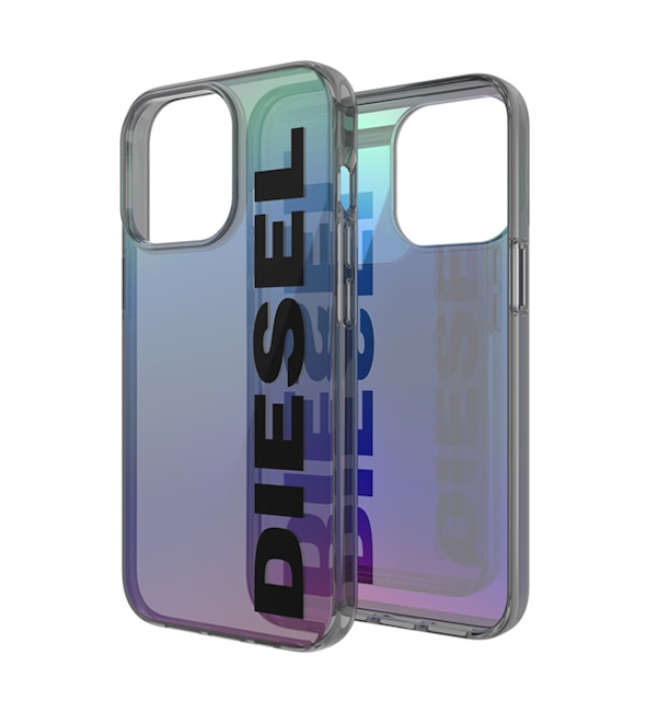 ＜アイルミネ＞【ユニケース/UNiCASE】 【iPhone13/13 Pro ケース】 DIESEL Snap Case Holographic With Black Logo