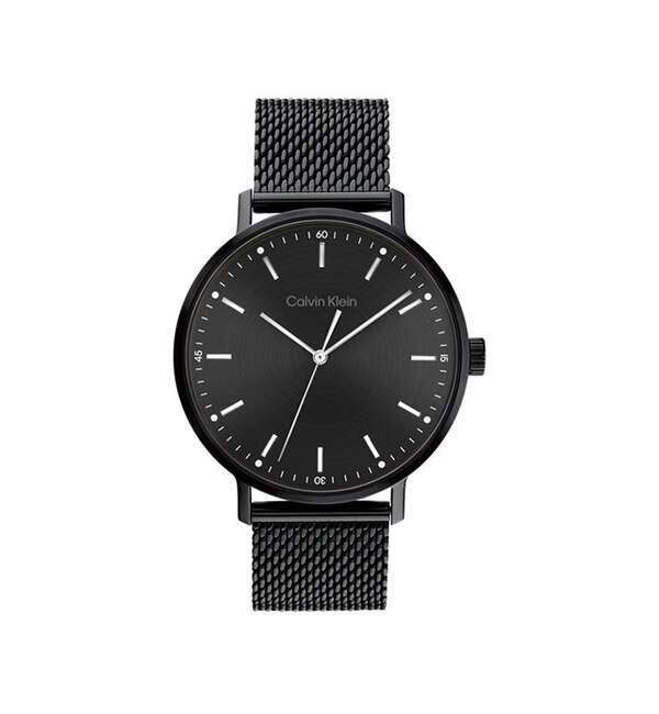 人気ファッションメンズ|【エイチエムエスウォッチストア/H°M'SWatchStore】 モダン 3H ブラック IP 42MM ブラック サンレイダイヤル ブラック IP メッシュ