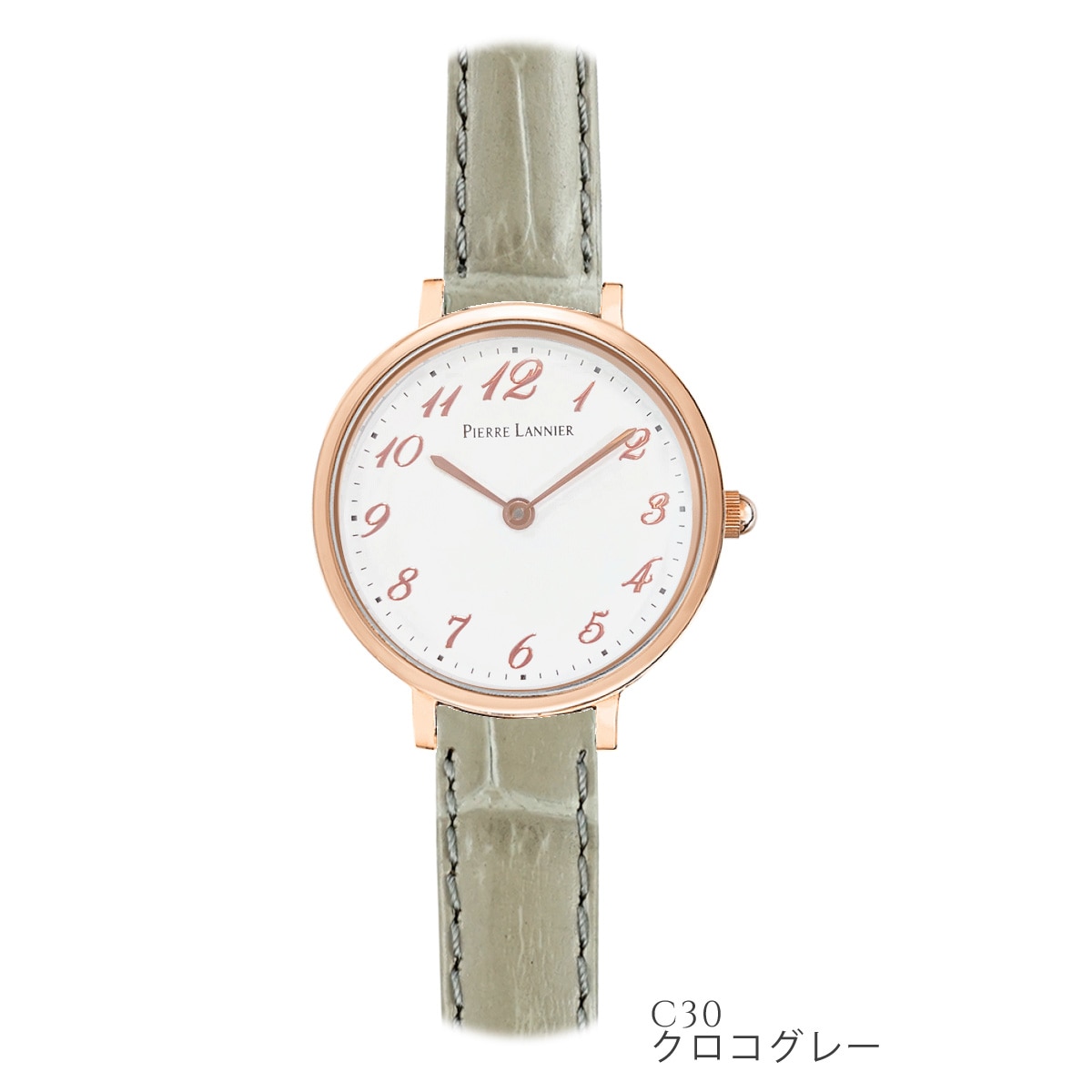 COACH〉ｹﾘｰ 26mm ﾗｳﾝﾄﾞSS ｹｰｽ ｸﾘｽﾀﾙﾀﾞｲｱﾙ SIG C ﾊﾞﾝｸﾞﾙ|H°M'S