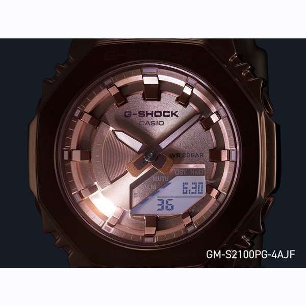 【未使用】G-SHOCK GM-S2100PG-4AJF防水性20気圧防水