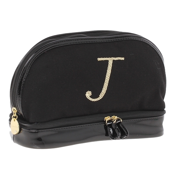 【ジュエルナローズ/Jewelna Rose】 定番 イニシャルポーチ ２層タイプ [送料無料]
