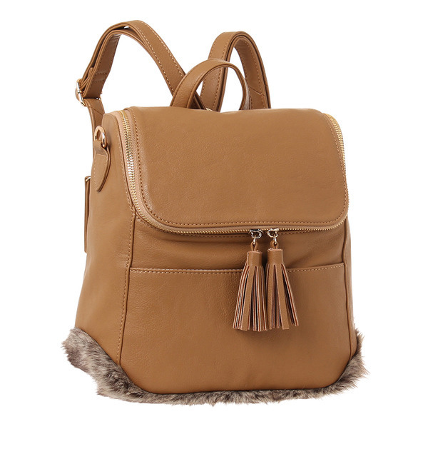 フェイクファーリュック - リュック