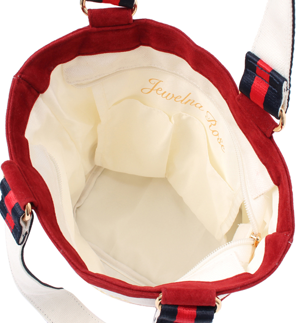 Jewelna Rose ジュエルナローズ ライン ショルダー付きイニシャルトートバッグ Jewelna Rose ジュエルナローズ の通販 アイルミネ